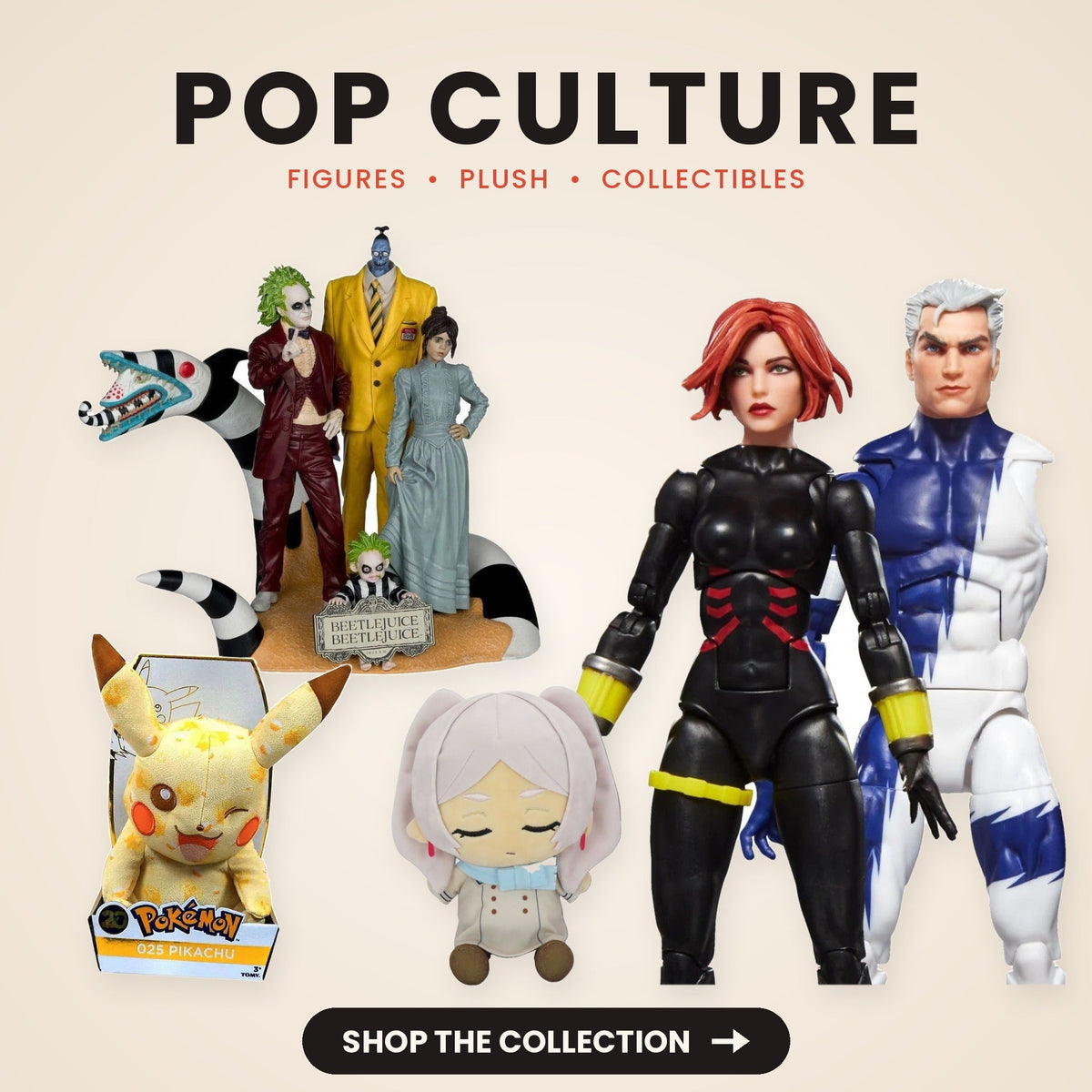 Pop Culture - Figures | Plush | Collectibles