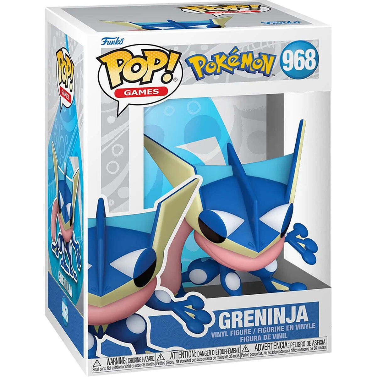 Pokemon Greninja Funko Pop! Vinyl Figure #968 - front, in box