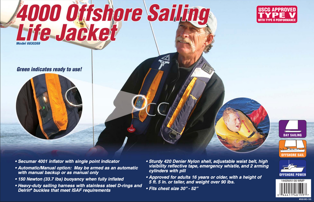 West Marine 1343NAV PFD harness