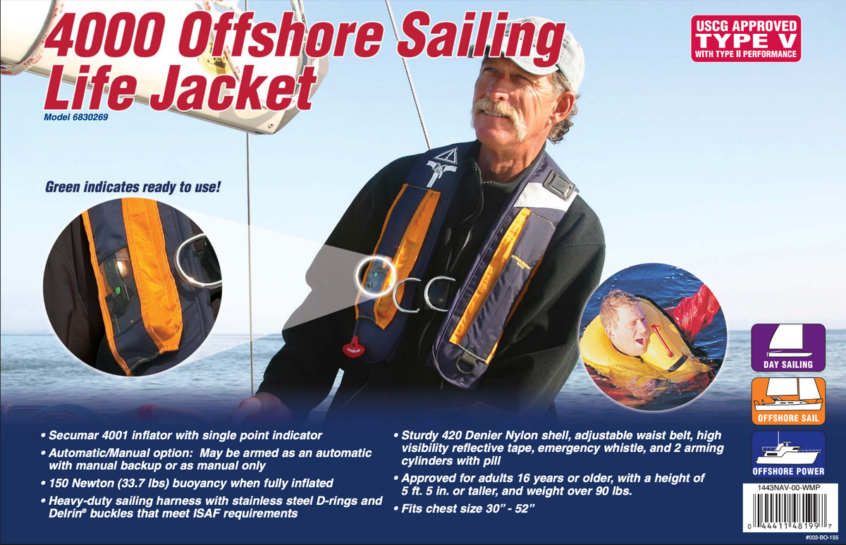 West Marine 1343NAV PFD harness