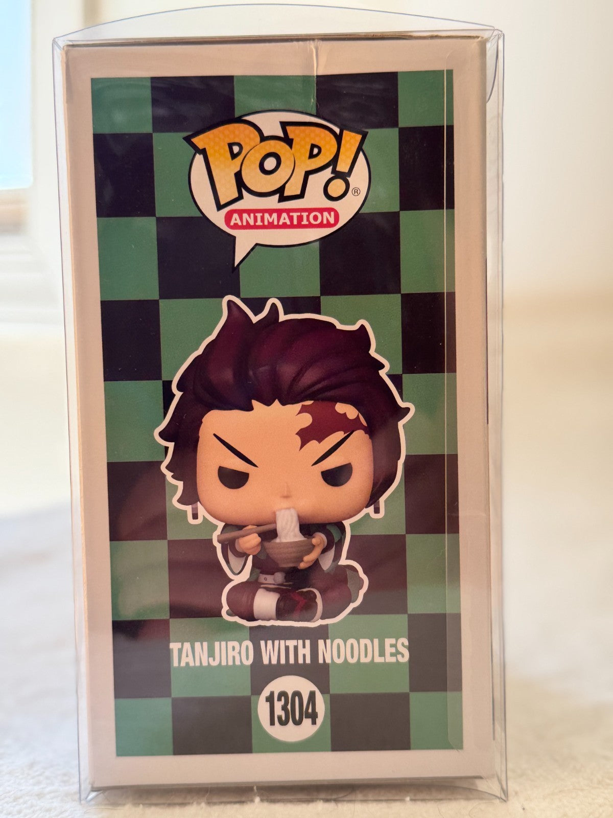 Funko Pop Tanjiro box back