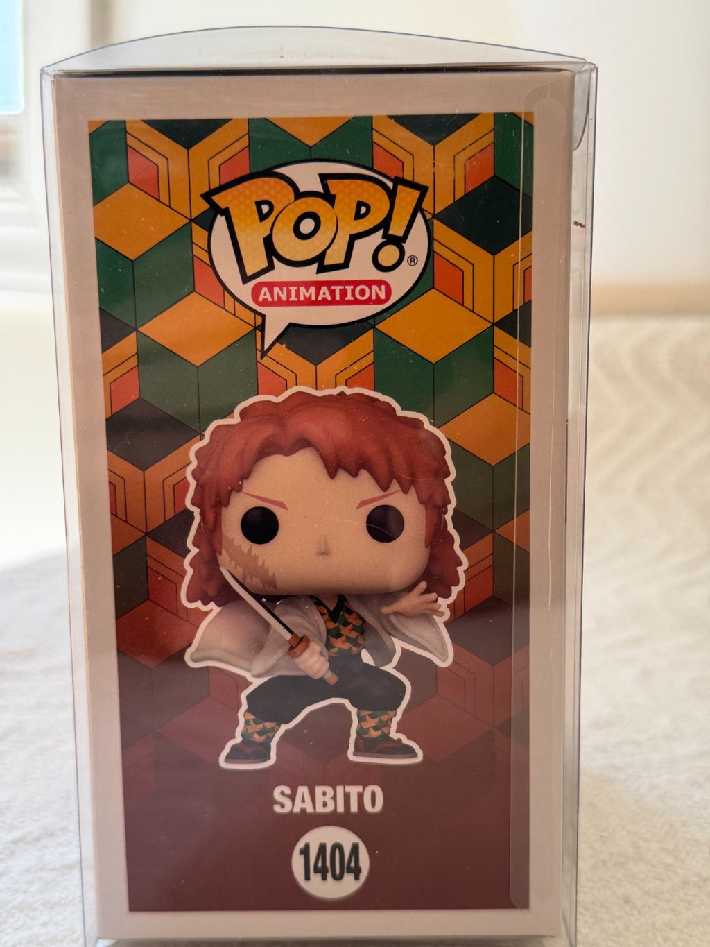 Funko Pop Sabito box back