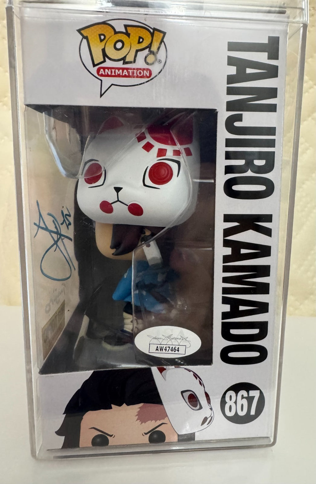 Funko Pop Tanjiro #867 PSA cert