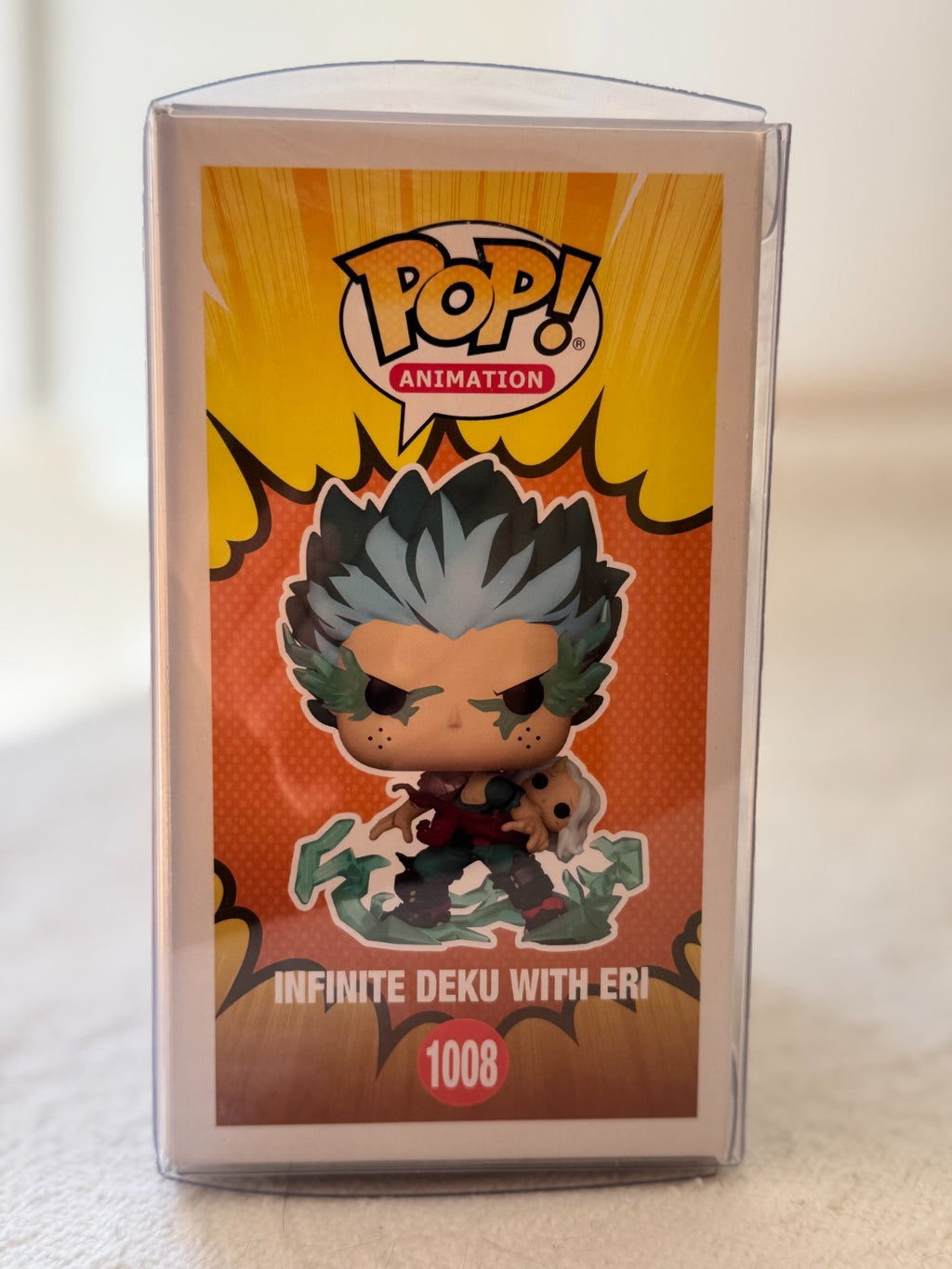 Funko Pop Infinite Deku box back