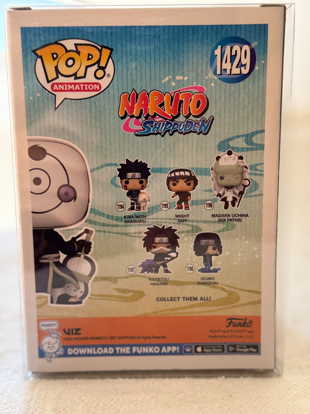 Funko Pop Madara figure detail