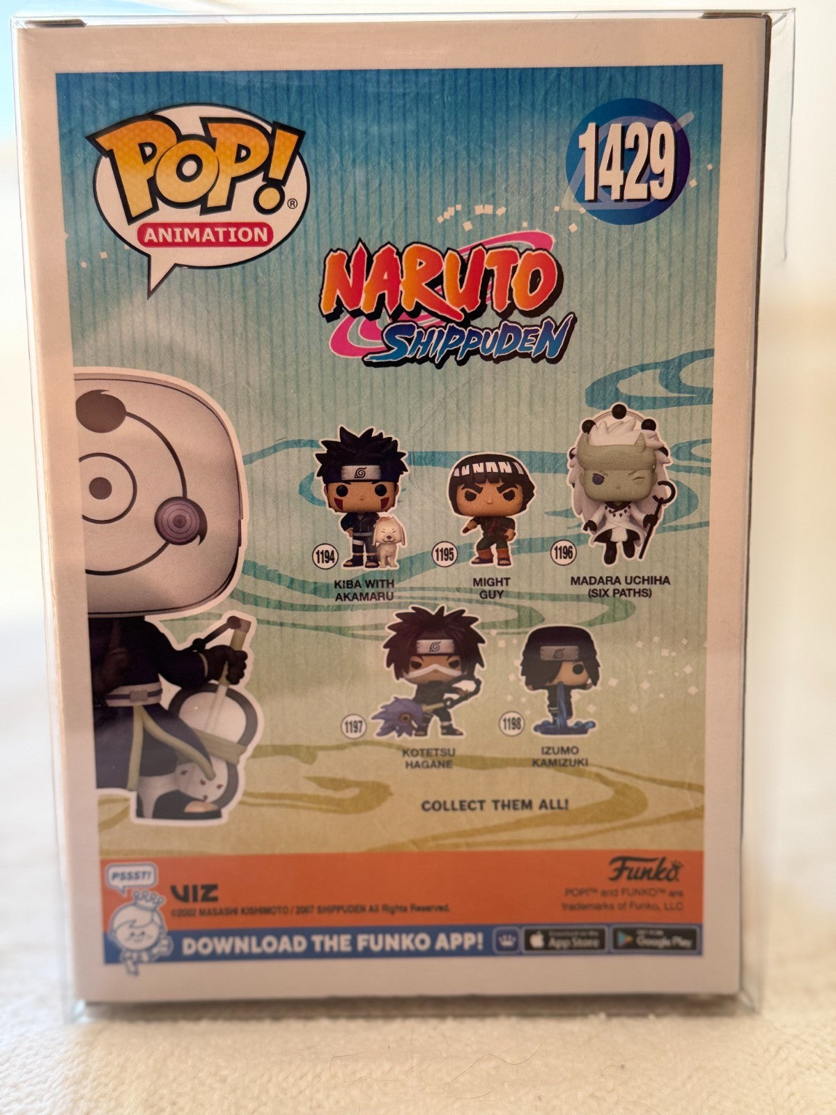 Funko Pop Madara figure detail