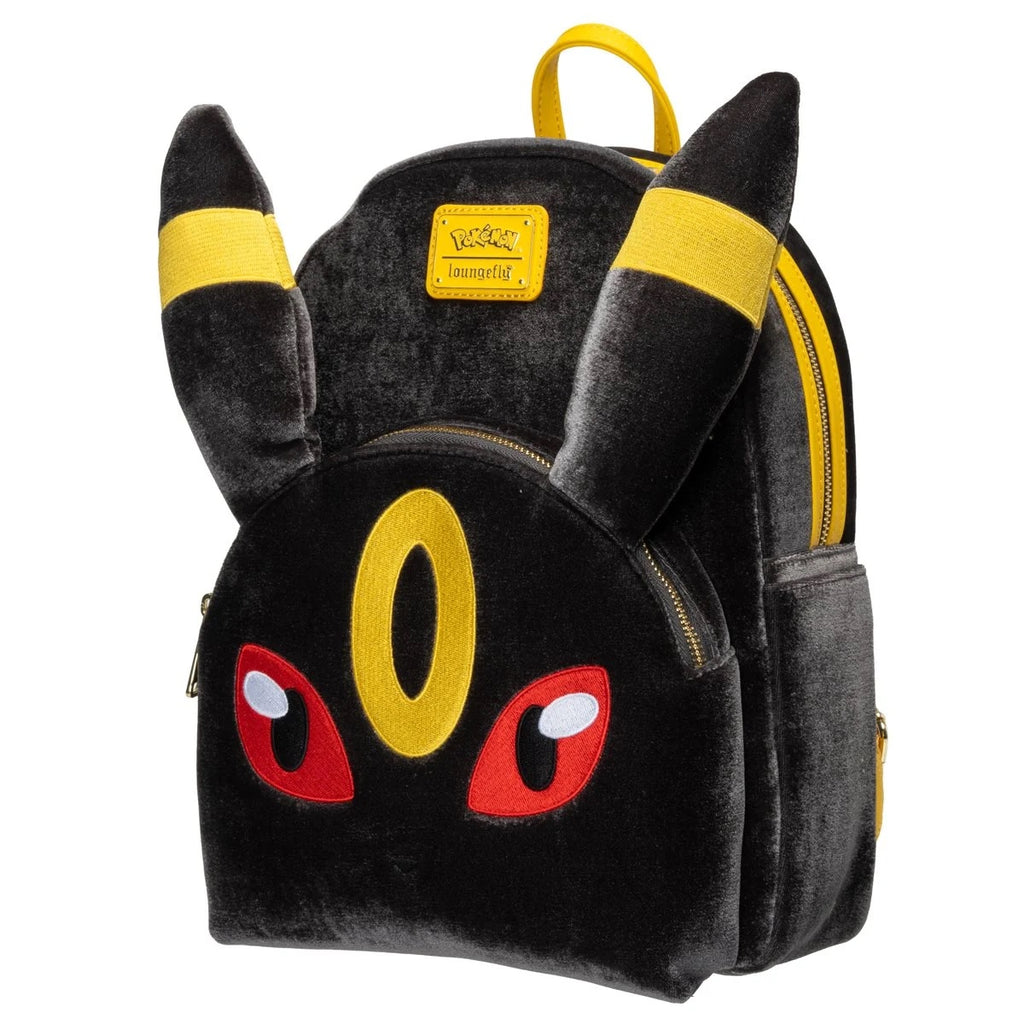 Loungefly Pokémon Umbreon Plush Midsize Backpack - angled view